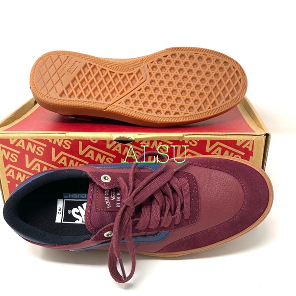 🍃March Sale🍃 VANS Gilbert Crockett Le Suede Port Red Womens Size 8 VN0A38COVFK - Picture 11 of 12